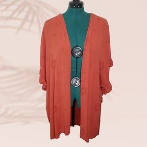 Pink Sun & Moon Bohemian Shawl Poncho